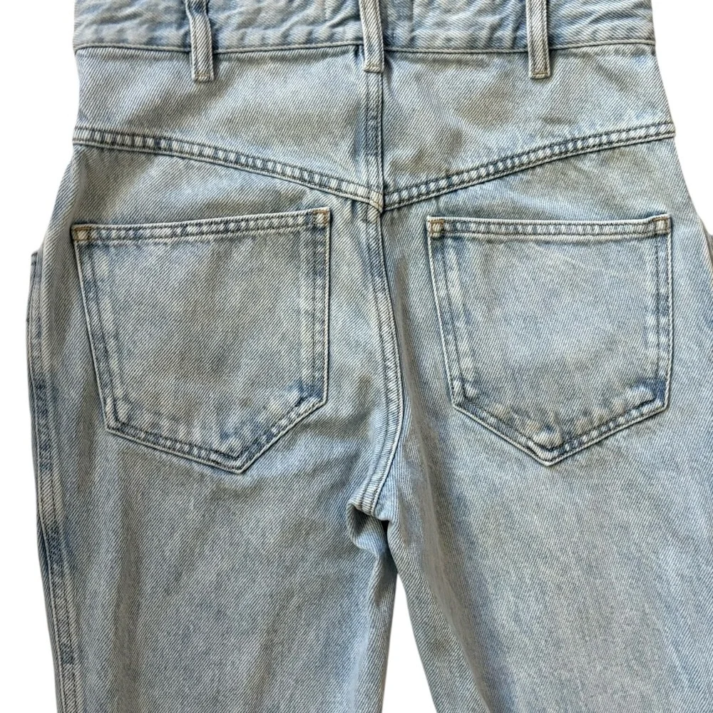 Isabel Etoile Marant Notty Lightwash Denim Cropped Jeans Size FR 34/US XS